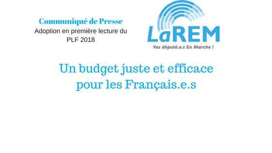 CP Budget juste et efficace pour les français.e.s