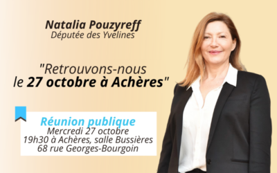 À venir : Réunion publique à Achères