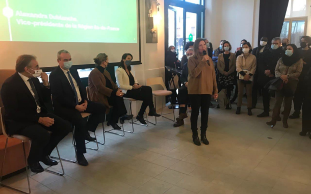 Natalia Pouzyreff - Inauguration nouvel espace à La Ruche Saint-Germain-en-Laye
