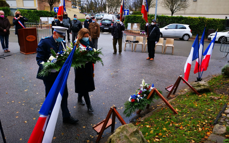 Hommage aux morts pour la France pendant la guerre d’Algérie, les combats du Maroc et de la Tunisie